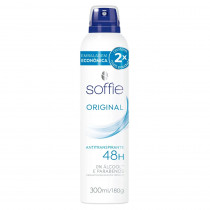 Desodorante Antitranspirante Aerosol Soffie Original 300ml