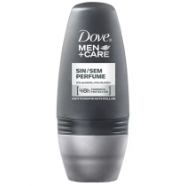 Desodorante Dove Rollon Men Sem Perfume 50ml