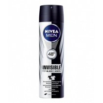 Desodorante Nivea Men Aerosol Invisible For Black White 150ml