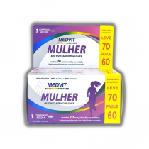 Multivitamínico Mulher Medvit Leve 70 Pague 60 Comprimidos