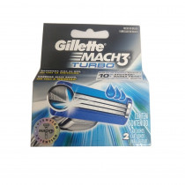 Gillette Mach 3 Turbo Refil com 2 Cartuchos