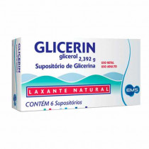 Glicerin Adulto com 6 Supositório