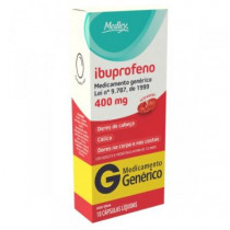 Ibuprofeno 400mg Medley com 10 Cápsulas