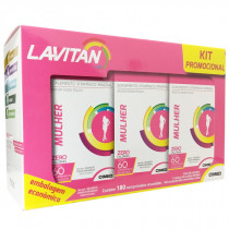 Kit Econômico Lavitan Mulher 180 Comprimidos
