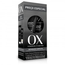 Kit Shampoo OX Reparação Completa 375ml + Condicionador 170ml