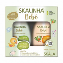 Kit Skalinha Bebê Camomila Shampoo 200ml + Condicionador 200ml