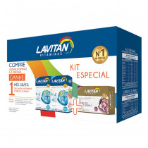 Kit Especial Lavitan A-Z Original 180 Comprimidos + Cabelos e Unhas 30 Cápsulas