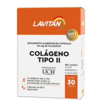 Lavitan Colágeno Tipo II com 30 Cápsulas
