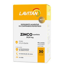 Lavitan Zinco com 30 Comprimidos
