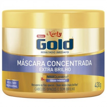 Máscara Concentrada Niely Gold Extra Brilho 430g 