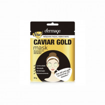 Máscara Facial Hidratante Caviar Gold Dermage 10g