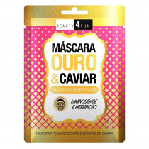 Máscara Facial Ouro e Caviar Beauty 4 Fun 8g