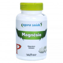 Magnésio Quelato Agora Saúde 60 cápsulas