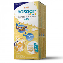 Nasoar Infantil 0,9% Solução para Lavagem Nasal 15 Envelopes
