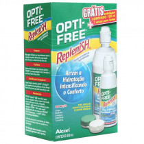 Opti-Free Replenish 300ml/120ml + Brinde Estojo de Lente
