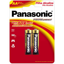 Pilhas AA Panasonic Alcalina com 2 Unidades