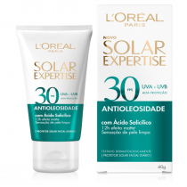 Protetor Solar Facial L'Oréal Solar Expertise FPS 30 Antioleosidade 40g