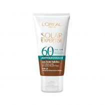 Protetor Solar Facial L'Oréal Solar Expertise FPS 60 Antioleosidade Cor 5.0 40g
