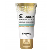 Protetor Solar UV Defender FPS 60 Antioleosidade L'oréal Cor Média 40g