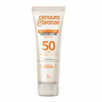 Protetor Solar Facial Cenoura&Bronze FPS 50 Toque Seco 50g