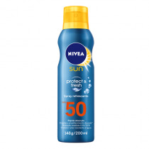 Protetor Solar Spray Nivea Sun FPS 50 Protect & Fresh 200ml