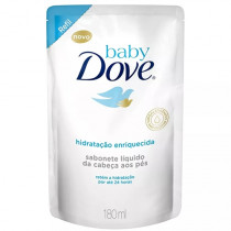Refil Sabonete Líquido Baby Dove Hidratação 180ml