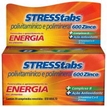 Stresstabs 600mg Zinco 30 comprimidos