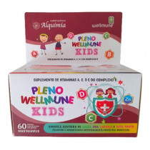 Suplemento Infantil Pleno Wellmune Kids 60 Comprimidos Mastigáveis