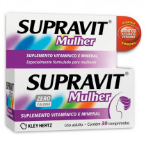 Supravit Mulher Suplemento Vitamínico e Mineral 30 Comprimidos 