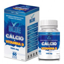Suplemento Alimentar Cálcio + Vitamina D Vita Blue 60 Cápsulas