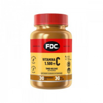 Vitamina C 1500mg FDC Ação Prolongada 30 Comprimidos