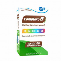 Complexo B EMS com 100 Comprimidos Revestidos