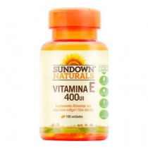 Vitamina E 400ui Sundown com 100 Cápsulas
