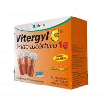 Vitergyl C Laranja 30 Comprimidos
