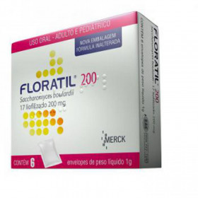 Floratil 200 mg com 6 Capsulas
