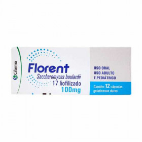 Florent 100 mg com 12 Cápsulas