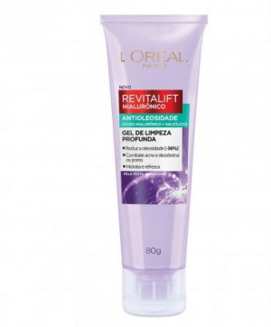 Revitalift Hialurônico L'Oréal Gel de Limpeza Facial Antioleosidade 80g
