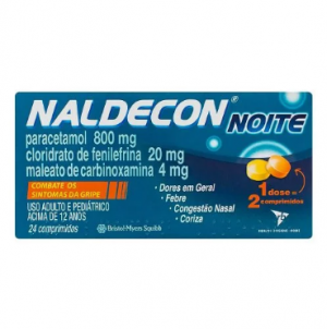 Naldecon Noite com 24 Comprimidos