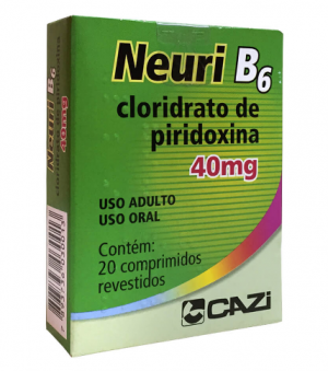 Neuri B6 40mg com 20 Comprimidos Revestidos