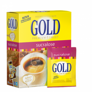 Adoçante Gold Sucralose 600mg com 50 Envelopes