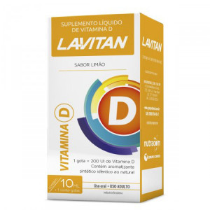 Lavitan Vitamina D Limão em Gotas 10ml