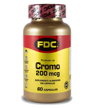 Picolinato de Cromo 200mcg FDC 60 Cápsulas