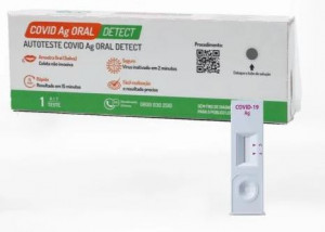 Autoteste Covid Ag Oral Detect com 1 Unidade
