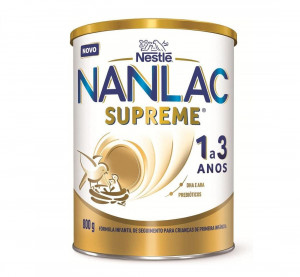 Fórmula Infantil Nestlé Nanlac Supreme 1 a 3 Anos 800g
