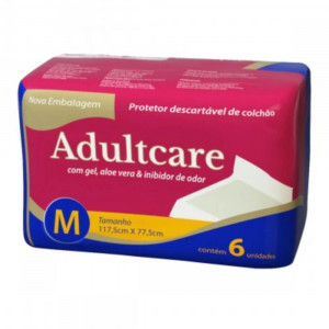 Adultcare Protetor Descartável De Colchão M contém 6