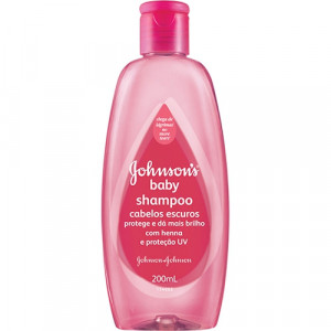 Shampoo Johnson's Baby Cabelos Escuros 200ml