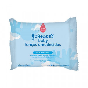 Lenços Umedecidos Johnson's Baby Hora De Brincar 25 Unidades
