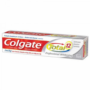 Creme Dental Colgate Total 12 Profissonal Whitenin 70g