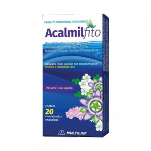 Acalmilfito Fitoterápico Multilab com 20 Comprimidos