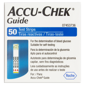 Accu-Chek Guide com 50 Tiras Reagentes